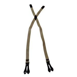 Filson Tan Suspenders with Black Accents
